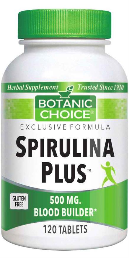 Buy Spirulina Plus - 120 tablets - Botanic Choice